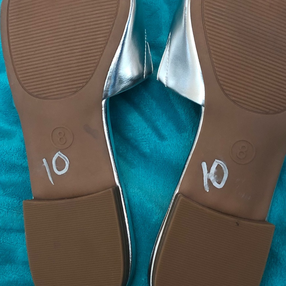 NEW silver mules! - Picture 5 of 7